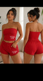 Twister Life (Tube Top & Shorts Set)